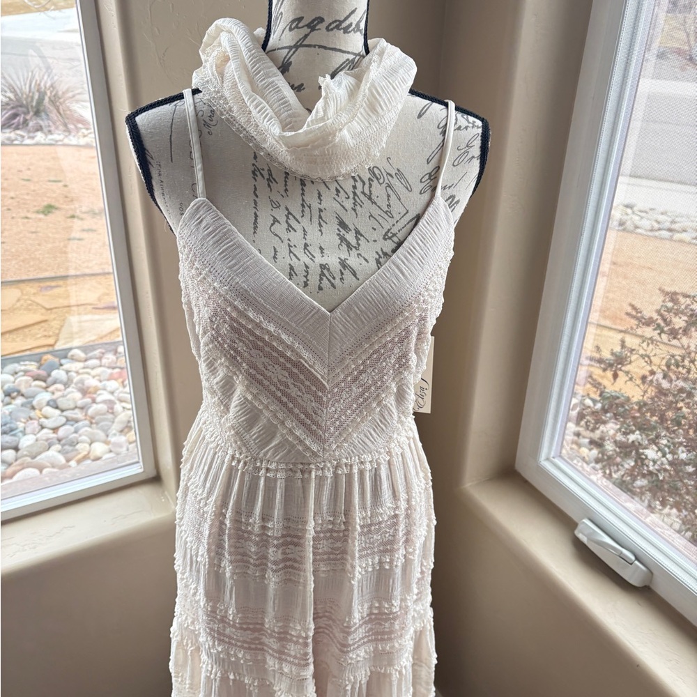 Cream Maxi Dress NWT